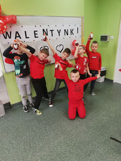 Walentynki w klasie I b - S. P.  z Oddziałami Dwujęzycznymi  im. Jana Dałkowskiego