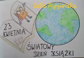 Uczniowie SP im. M. Konopnickiej we Wronowach i ich ulubione książki - Światowy Dzień Książki i Praw Autorskich