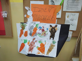 Marchewkowy dzień u przedszkolaków w SOSW w Strzelnie