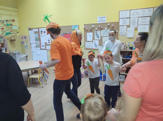 Marchewkowy dzień u przedszkolaków w SOSW w Strzelnie