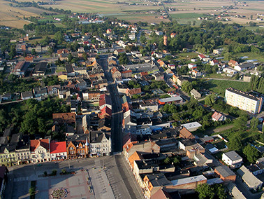 Strzelno - fantastyczne zdjęcia lotnicze z 2004 roku