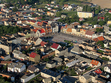 Strzelno - fantastyczne zdjęcia lotnicze z 2004 roku