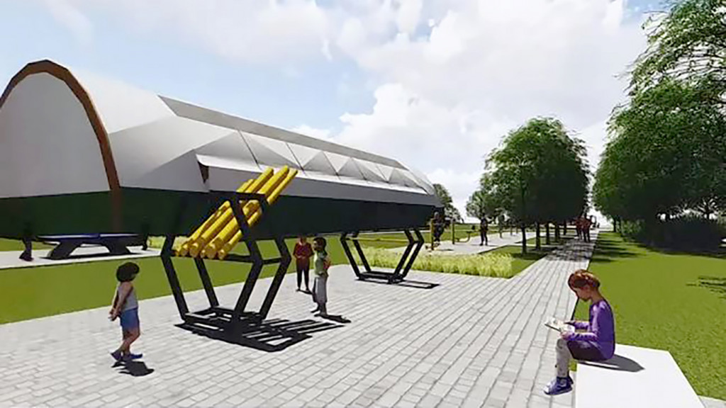  ?Zagospodarowanie terenu wokół Szkoły Podstawowej  im. Gustawa Zielińskiego w Markowicach wraz z budową zadaszenia nad boiskiem  sportowym i infrastrukturą towarzyszącą?