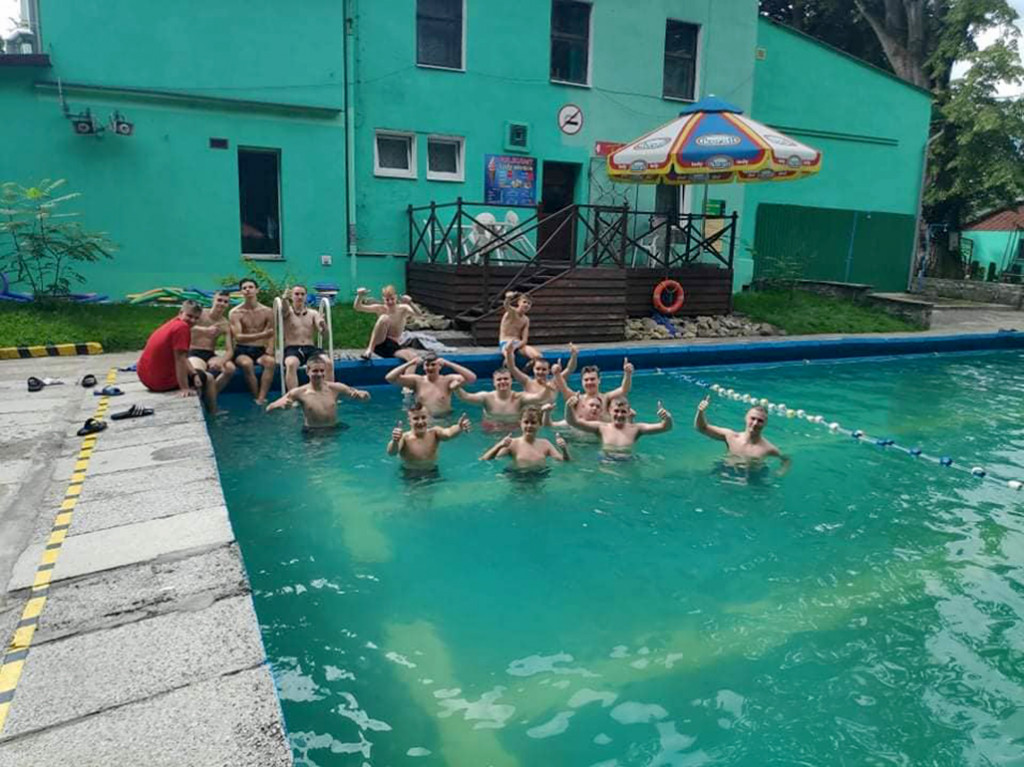 UKS Alfa 99 Strzelno, na obozie sportowym w Głuchołazach