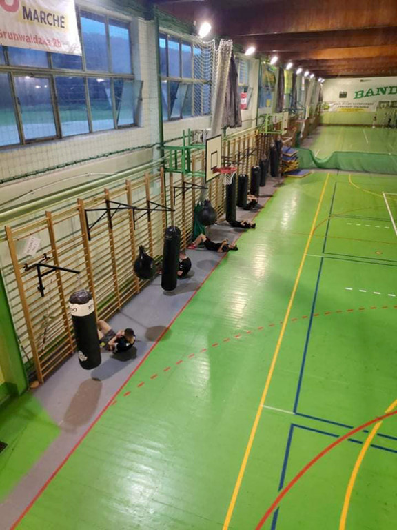 UKS Alfa 99 Strzelno, na obozie sportowym w Głuchołazach