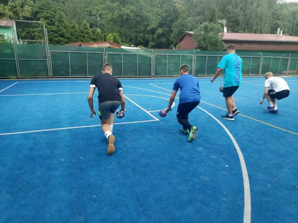 UKS Alfa 99 Strzelno, na obozie sportowym w Głuchołazach