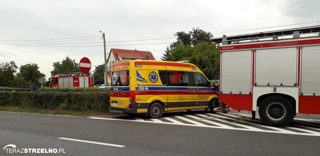 Na Michelsona doszło do zderzenia się motocyklisty z samochodem osobowym