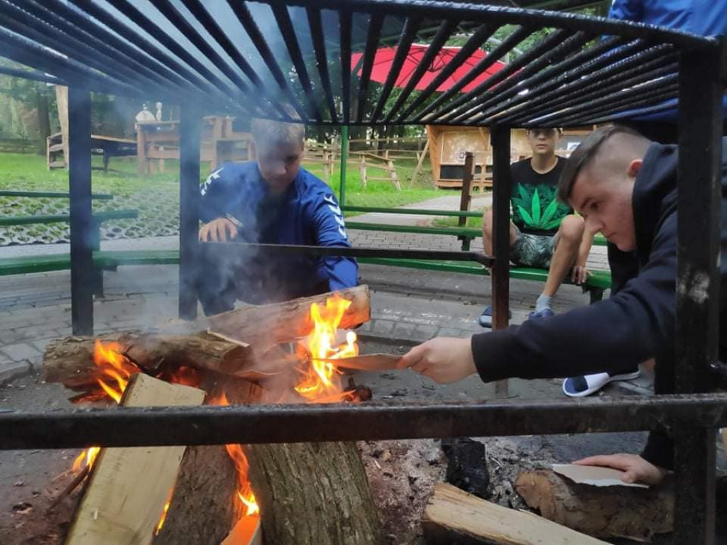 UKS Alfa 99 Strzelno, na obozie sportowym w Głuchołazach