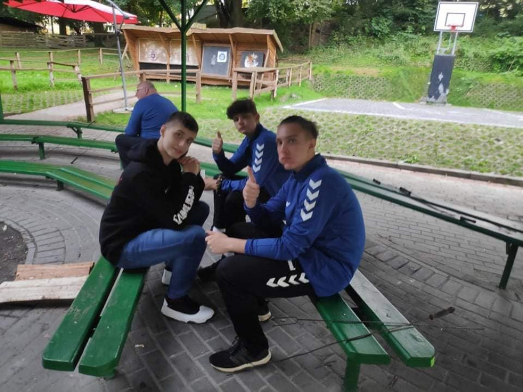 UKS Alfa 99 Strzelno, na obozie sportowym w Głuchołazach