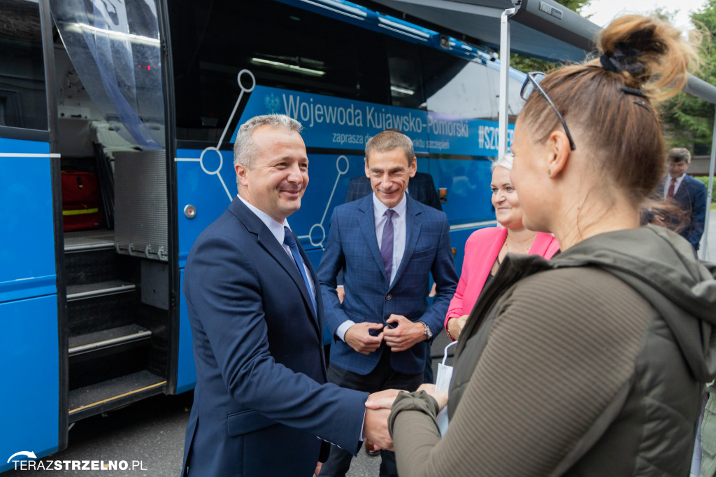 Szczepionkobus w powiecie mogileńskim [VIDEO, ZDJĘCIA]