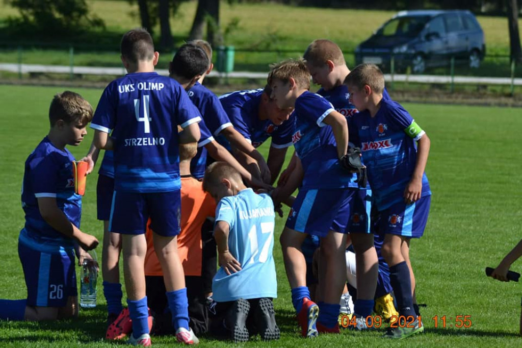 Mecz UKS OLIMP Strzelno 2009, 2008 kontra Spójnia Białe Błota.