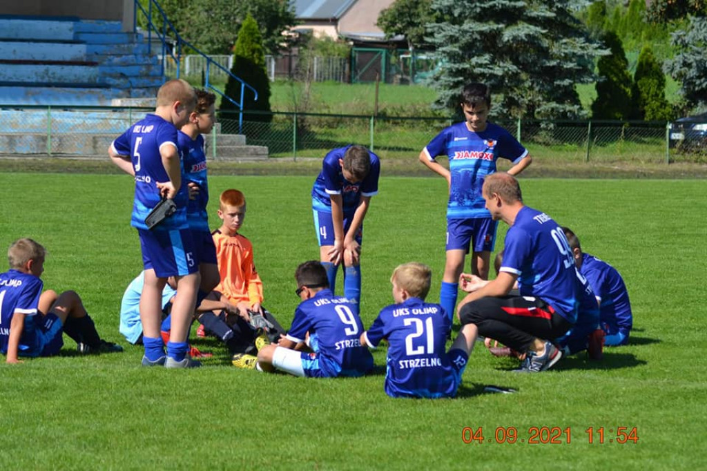 Mecz UKS OLIMP Strzelno 2009, 2008 kontra Spójnia Białe Błota.