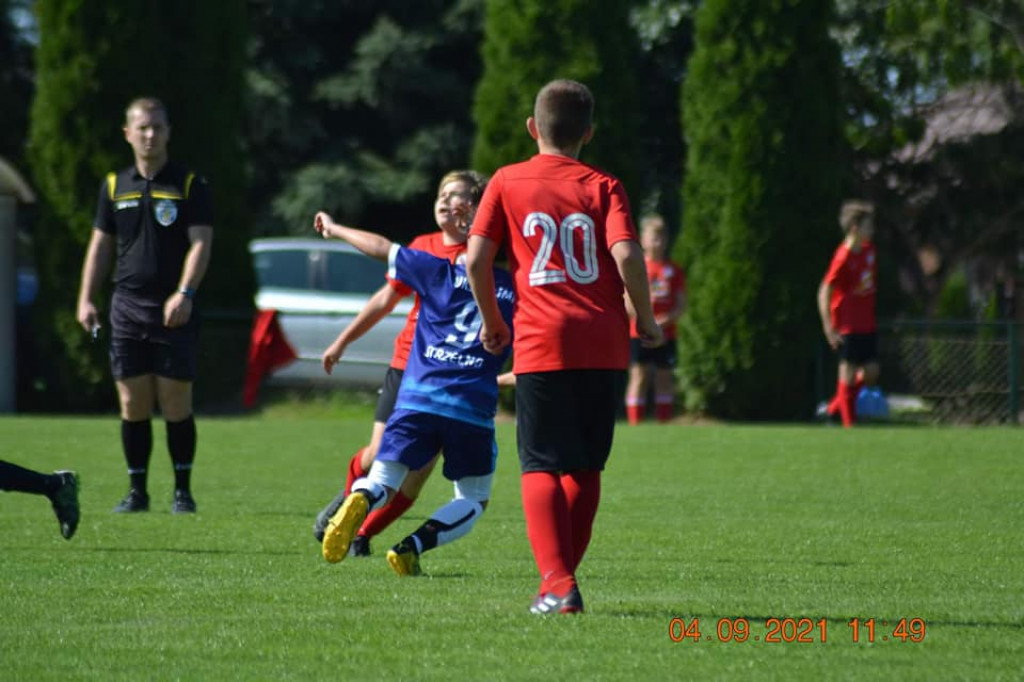 Mecz UKS OLIMP Strzelno 2009, 2008 kontra Spójnia Białe Błota.