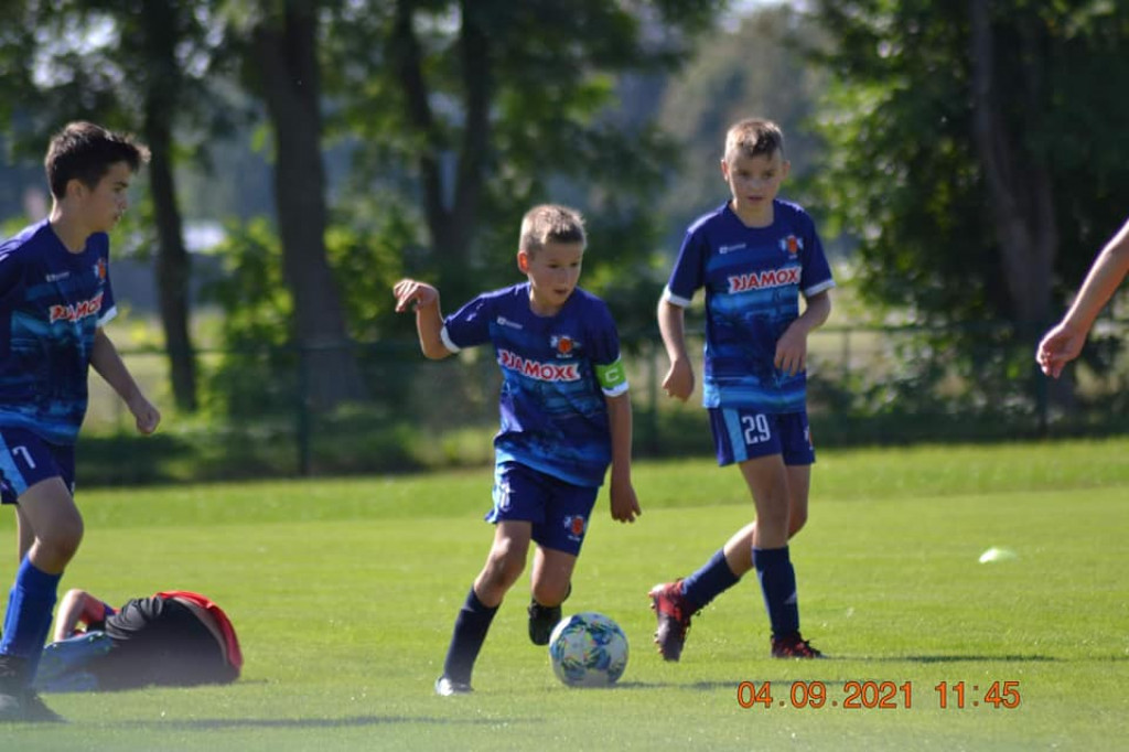 Mecz UKS OLIMP Strzelno 2009, 2008 kontra Spójnia Białe Błota.