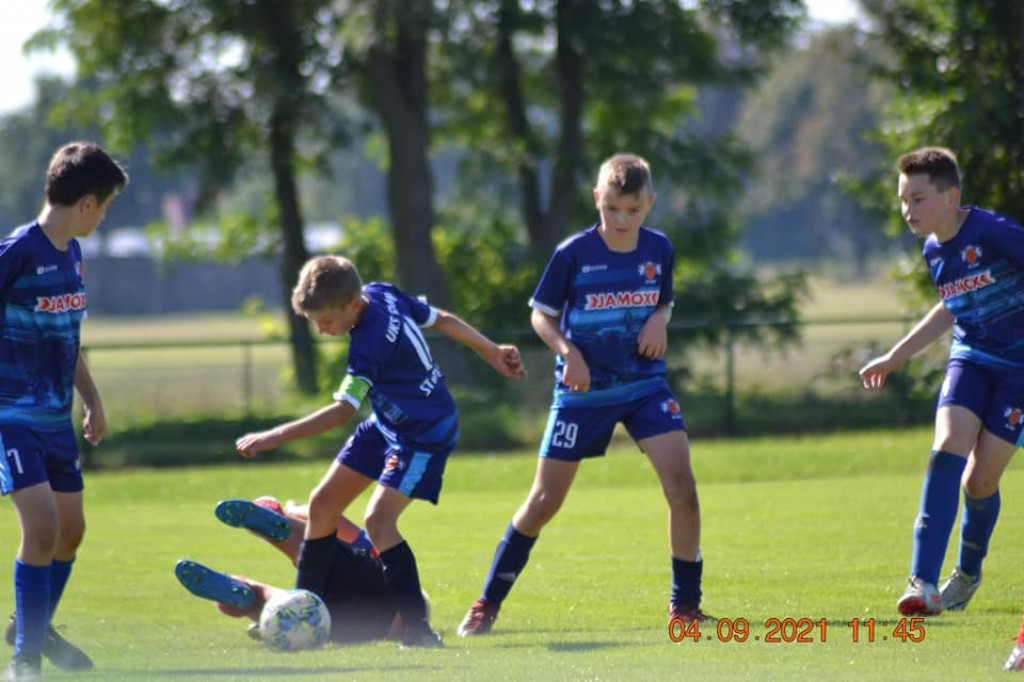 Mecz UKS OLIMP Strzelno 2009, 2008 kontra Spójnia Białe Błota.