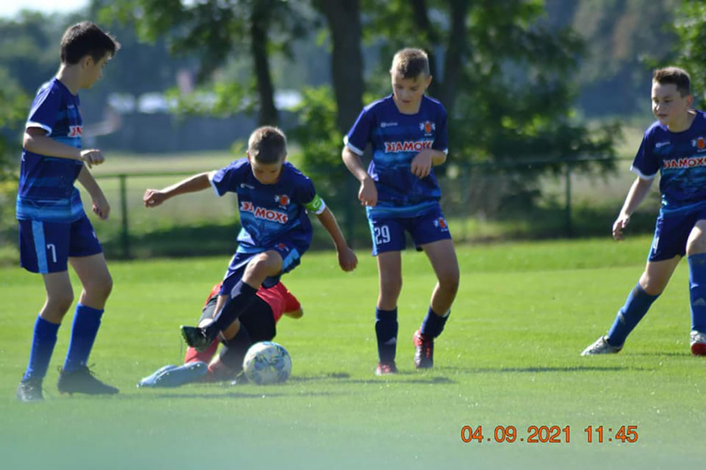 Mecz UKS OLIMP Strzelno 2009, 2008 kontra Spójnia Białe Błota.