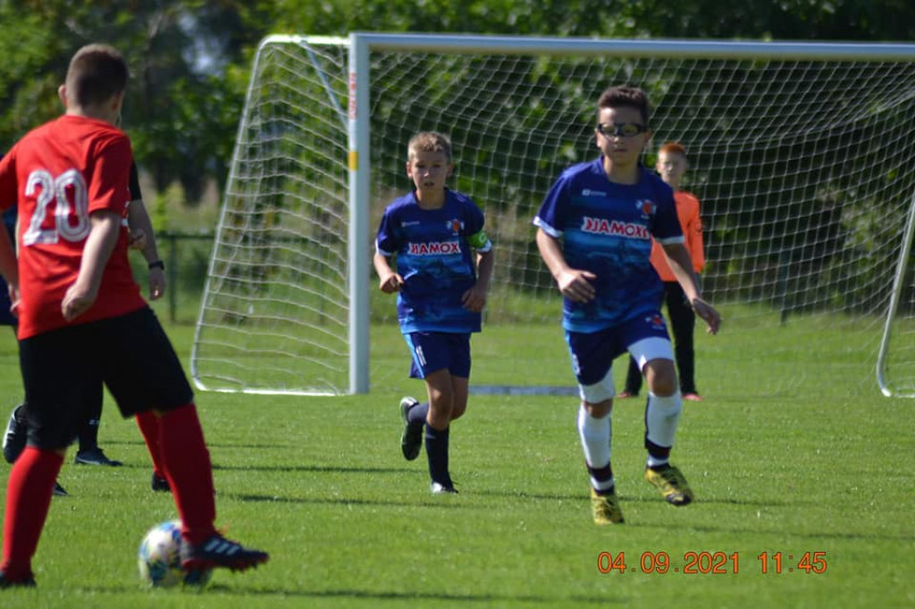 Mecz UKS OLIMP Strzelno 2009, 2008 kontra Spójnia Białe Błota.