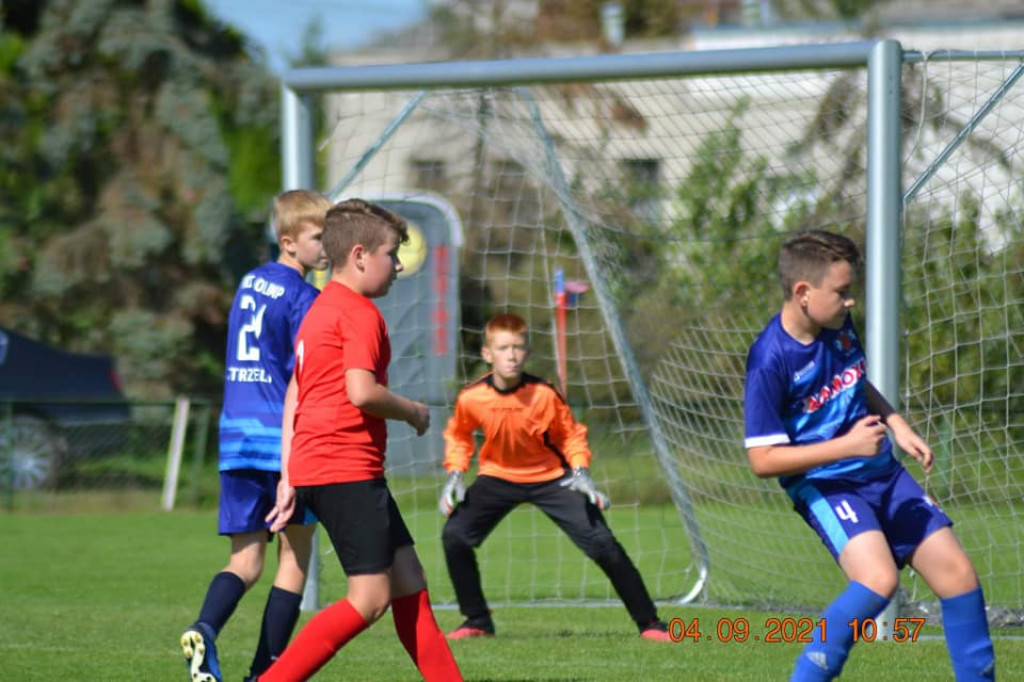 Mecz UKS OLIMP Strzelno 2009, 2008 kontra Spójnia Białe Błota.