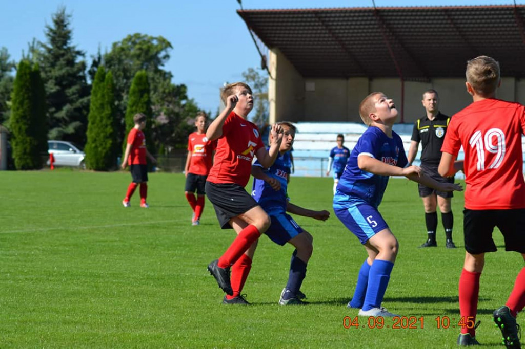 Mecz UKS OLIMP Strzelno 2009, 2008 kontra Spójnia Białe Błota.