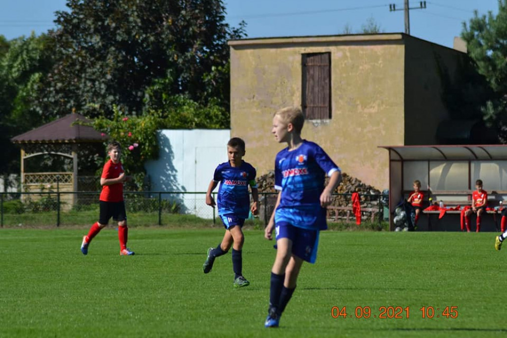 Mecz UKS OLIMP Strzelno 2009, 2008 kontra Spójnia Białe Błota.