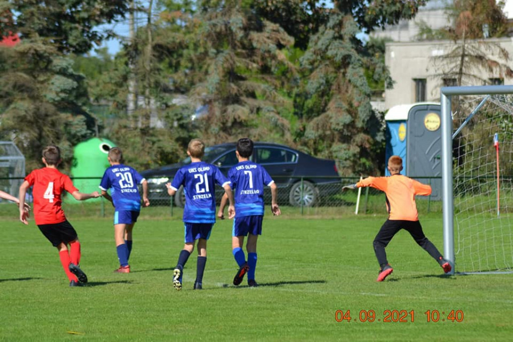 Mecz UKS OLIMP Strzelno 2009, 2008 kontra Spójnia Białe Błota.