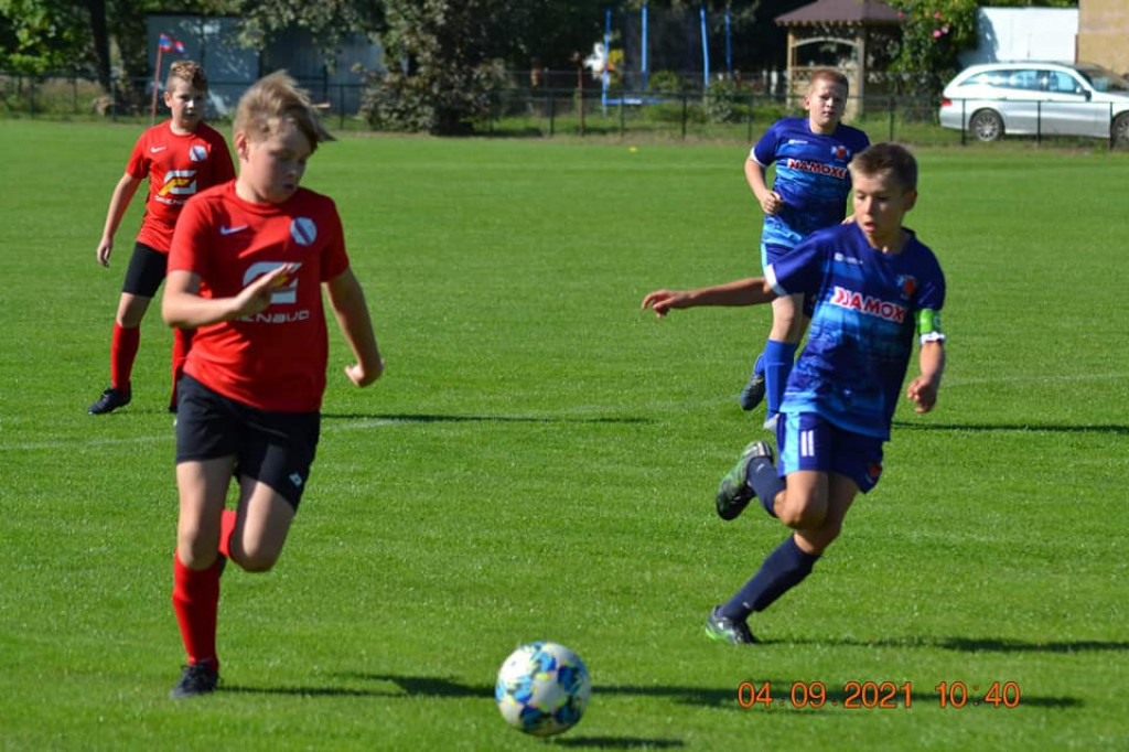 Mecz UKS OLIMP Strzelno 2009, 2008 kontra Spójnia Białe Błota.