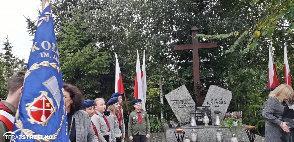 Uroczystości 17 września pod Pomnikiem Katyńskim w Strzelnie