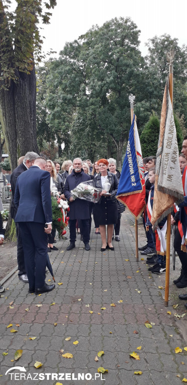 Uroczystości 17 września pod Pomnikiem Katyńskim w Strzelnie
