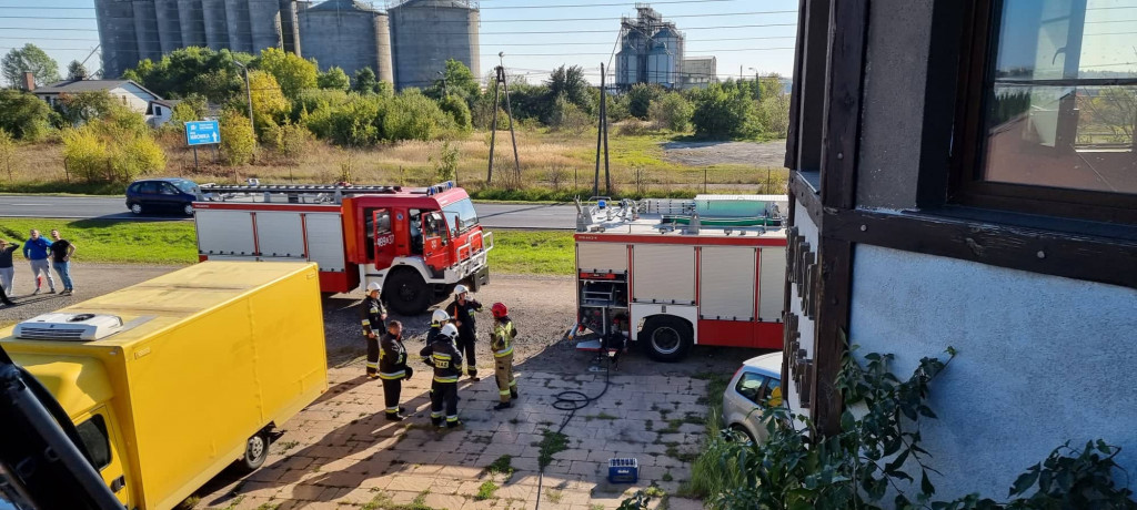 Strzelno - Pożar Starej Wieży