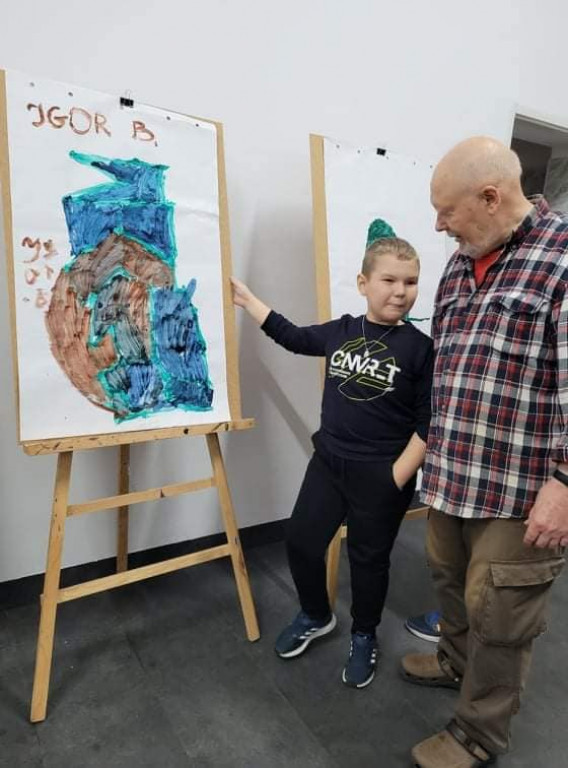 Warsztaty malarskie z Honorowym Obywatelem Miasta Strzelna