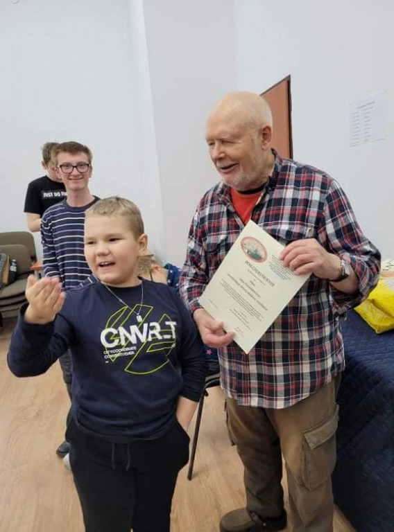 Warsztaty malarskie z Honorowym Obywatelem Miasta Strzelna