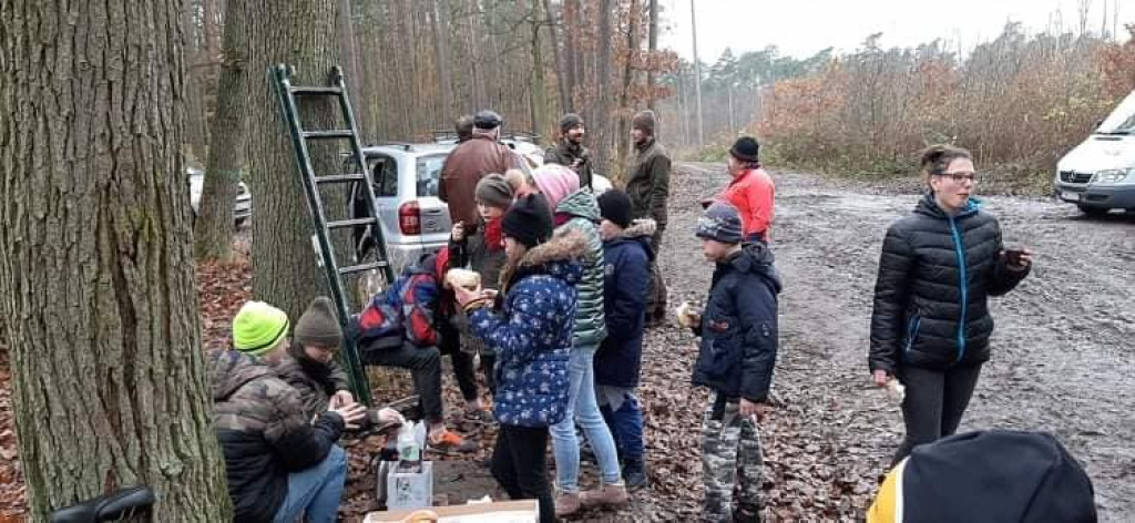 Strzeleńscy harcerze z PTTK i Nadleśnictwem Miradz zawieszali skrzynki lęgowe