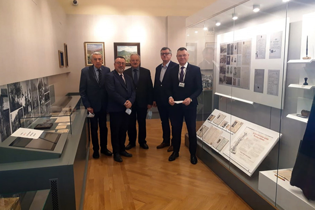 Burmistrz z wizytą w Muzeum Powstania Warszawskiego