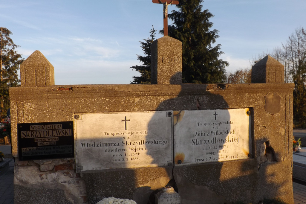 Grób Włodzimierza Skrzydlewskiego - powstańca wielkopolskiego