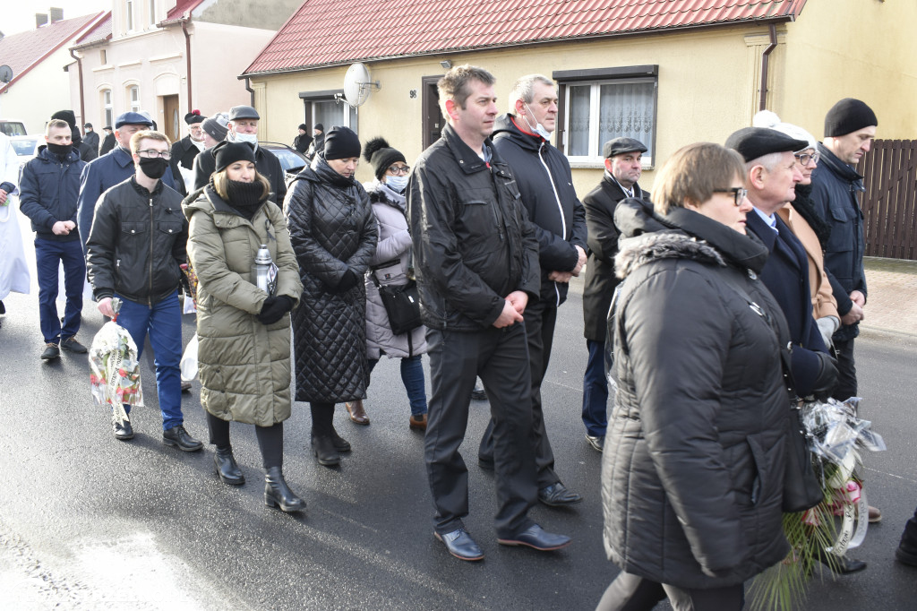 Uroczystości pogrzebowe ks. kan. Ottona Szymków w Łopiennie