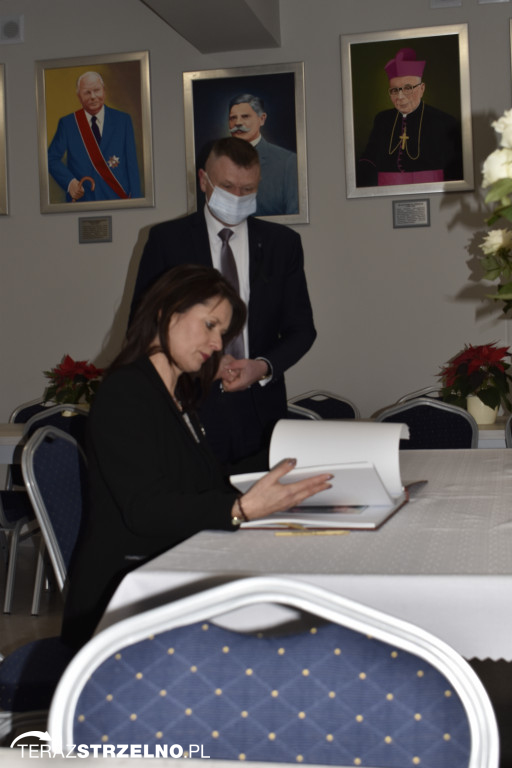 Uroczystości wyzwolenia Strzelna spod okupacji niemieckiej