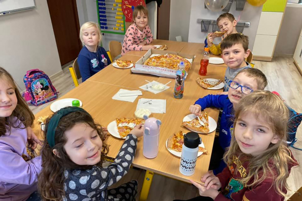 Dzień pizzy w SP im. G. Zielińskiego w Markowicach