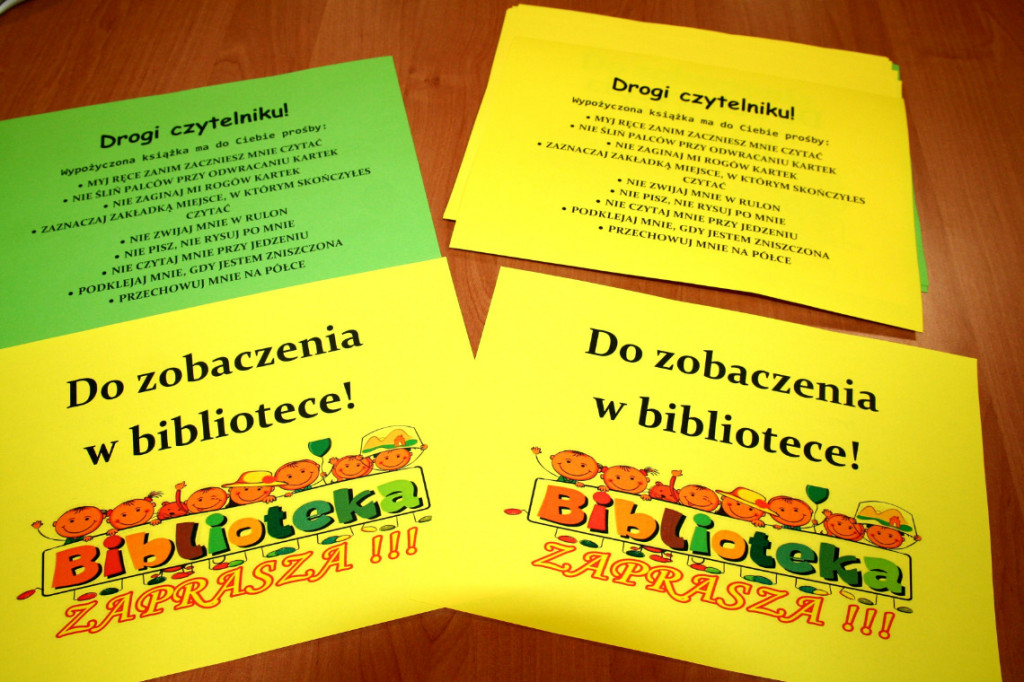 Przygoda pierwszaków z książką w strzeleńskiej bibliotece