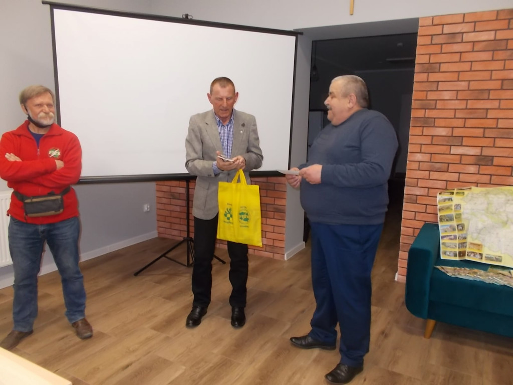 Spotkanie z Antonim Ścigaczem w Klubie Seniora w Strzelnie