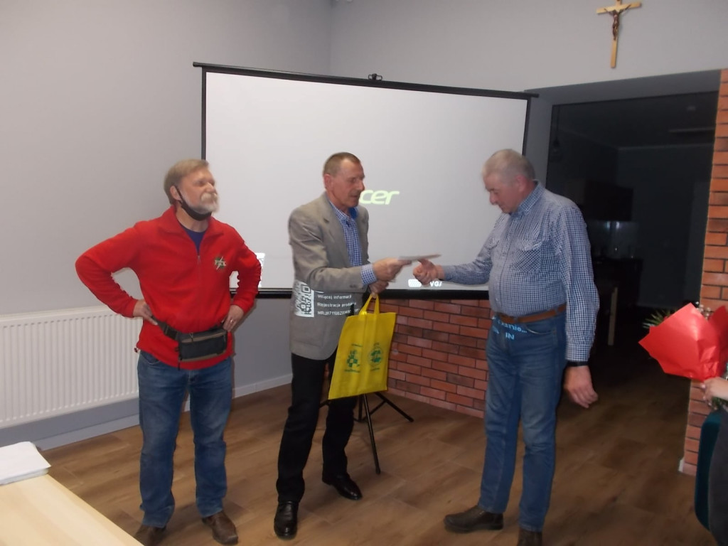 Spotkanie z Antonim Ścigaczem w Klubie Seniora w Strzelnie