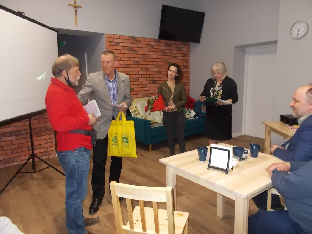 Spotkanie z Antonim Ścigaczem w Klubie Seniora w Strzelnie