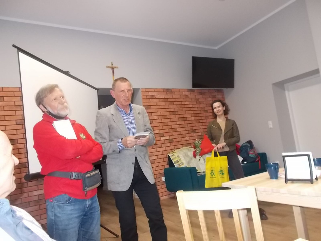 Spotkanie z Antonim Ścigaczem w Klubie Seniora w Strzelnie