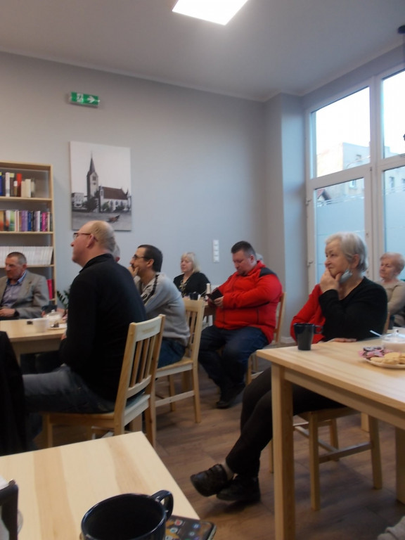 Spotkanie z Antonim Ścigaczem w Klubie Seniora w Strzelnie