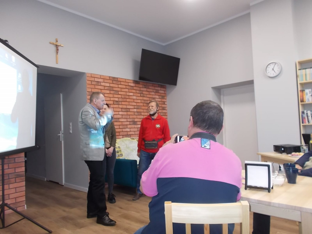 Spotkanie z Antonim Ścigaczem w Klubie Seniora w Strzelnie