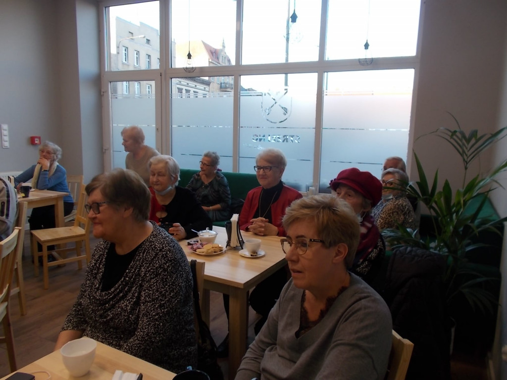 Spotkanie z Antonim Ścigaczem w Klubie Seniora w Strzelnie