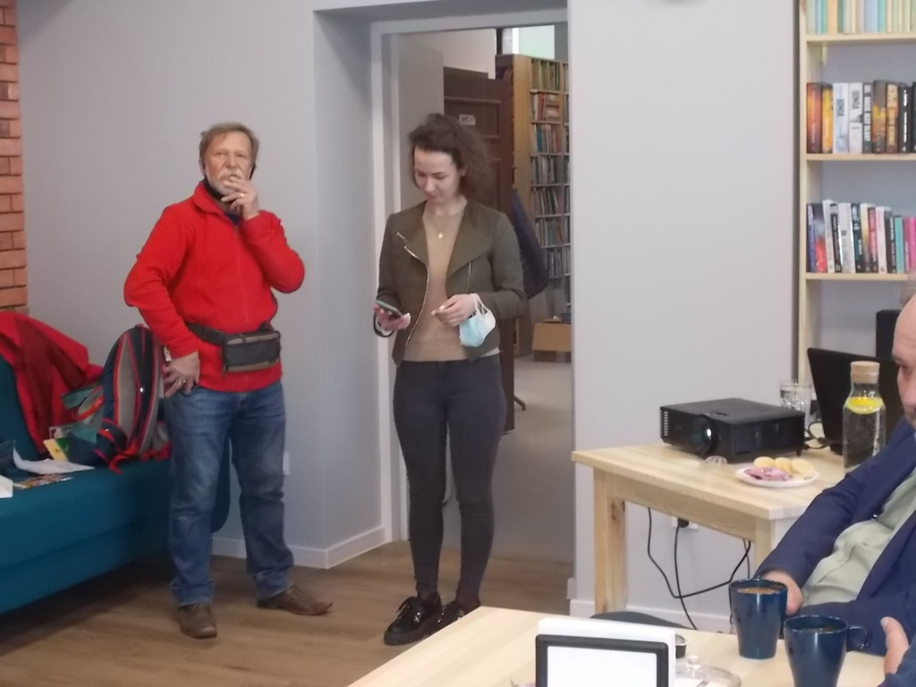 Spotkanie z Antonim Ścigaczem w Klubie Seniora w Strzelnie