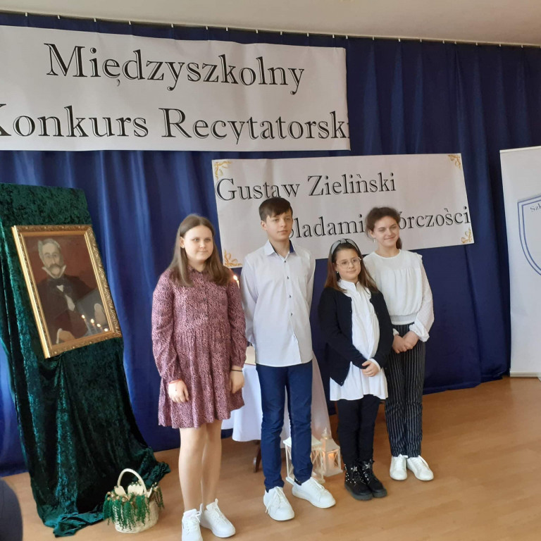 Konkurs recytatorski w SP im. Gustawa Zielińskiego w Markowicach