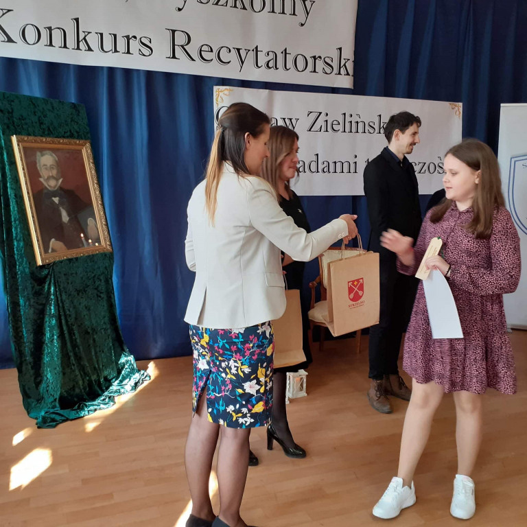 Konkurs recytatorski w SP im. Gustawa Zielińskiego w Markowicach