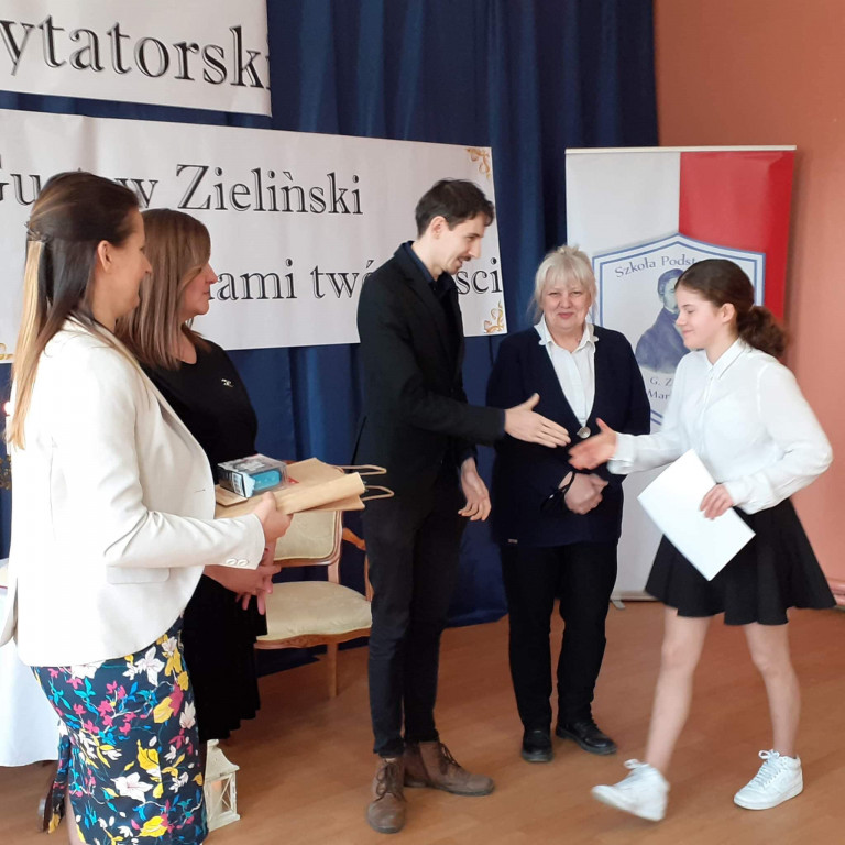 Konkurs recytatorski w SP im. Gustawa Zielińskiego w Markowicach