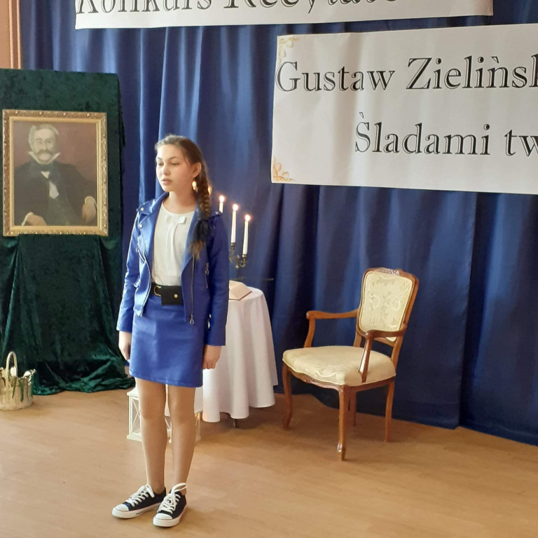 Konkurs recytatorski w SP im. Gustawa Zielińskiego w Markowicach